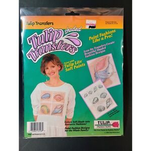 Vtg Tulip Productions Tropical Collection Sea Shells Iron On Transfers ST 28